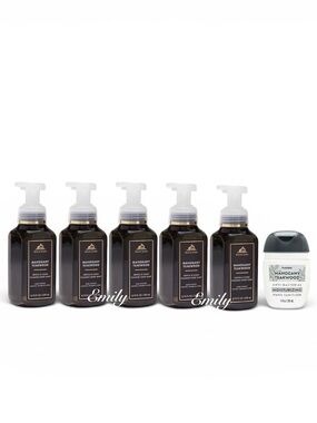 5X Bath & Body Works
MAHOGANY TEAKWOOD Foam Hand soaps + matching PocketBac